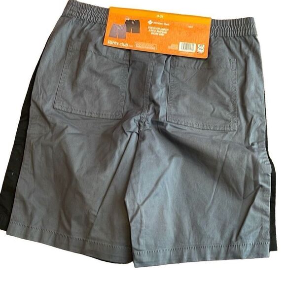 Member's Mark Boys 2-Pack Elastic Waist Woven Shorts Gray Black Size 18/20 NWT - Picture 2 of 4